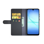 Samsung Galaxy A18 5G / A18 4G / A17 5G / 4G / F17 5G / M17 5G skal i äkta splitläder med plånboksfodral