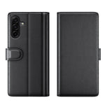 Samsung Galaxy A18 5G / A18 4G / A17 5G / 4G / F17 5G / M17 5G skal i äkta splitläder med plånboksfodral