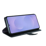 Skal i äkta splitterläder med plånboksfodral till Samsung Galaxy S26