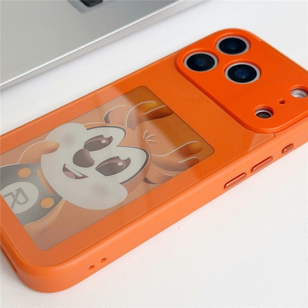 For iPhone 17 Pro Max E Ink Phone Cover 4-Color Display Pattern Customized Case