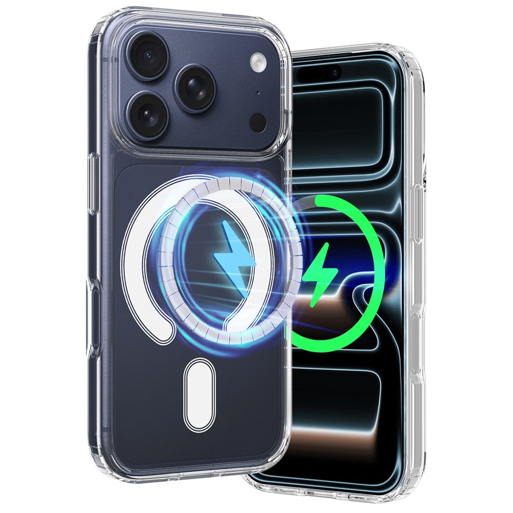 iPhone 17 Pro Max C-Format Skal MagSafe TPU/Akryl - Genomskinligt