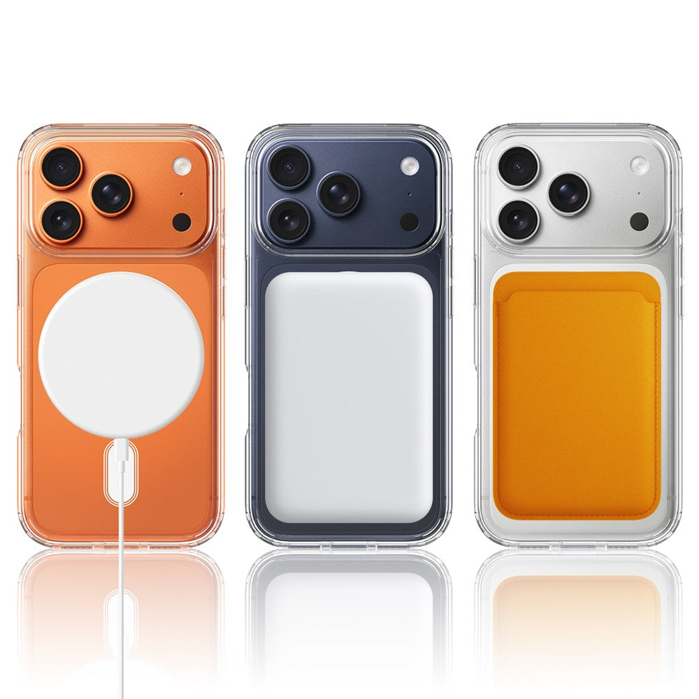 iPhone 17 Pro Max C-Format Skal MagSafe TPU/Akryl - Genomskinligt
