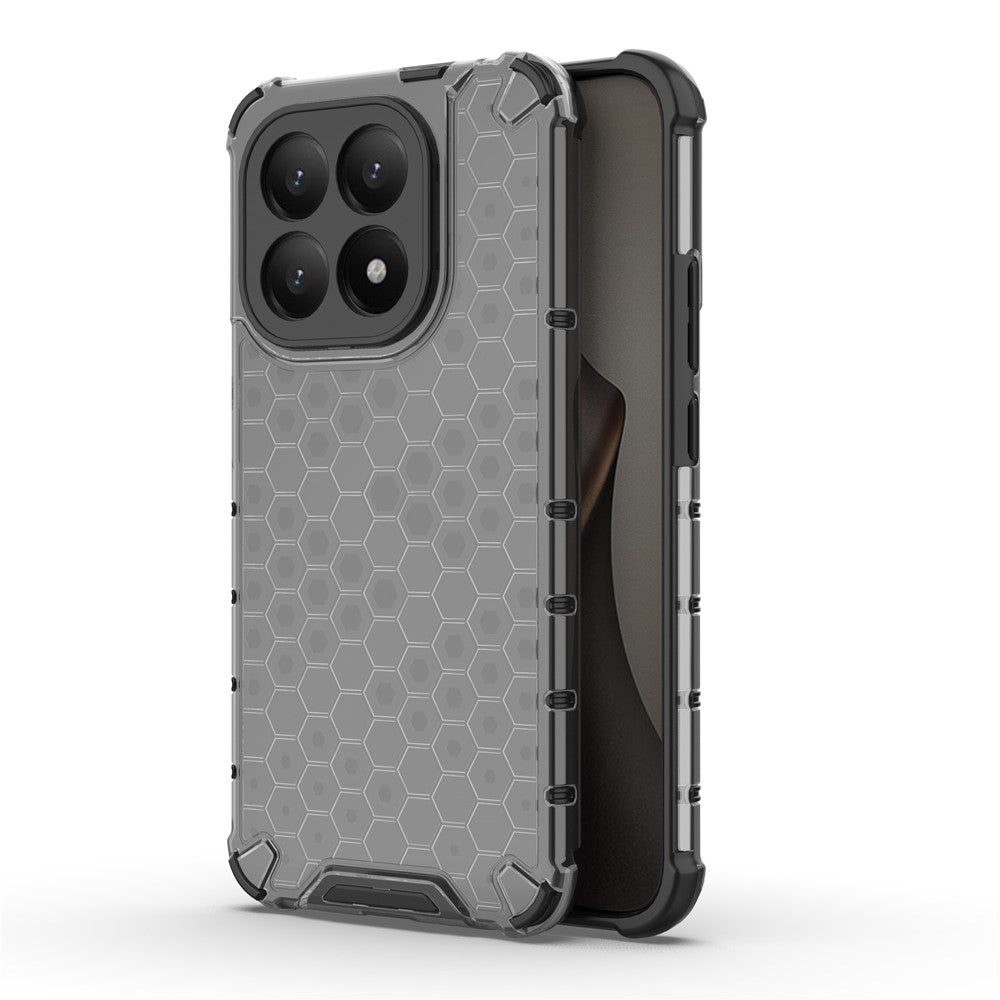 For Xiaomi 15T Case PC + TPU Phone Cover Honeycomb Shape
