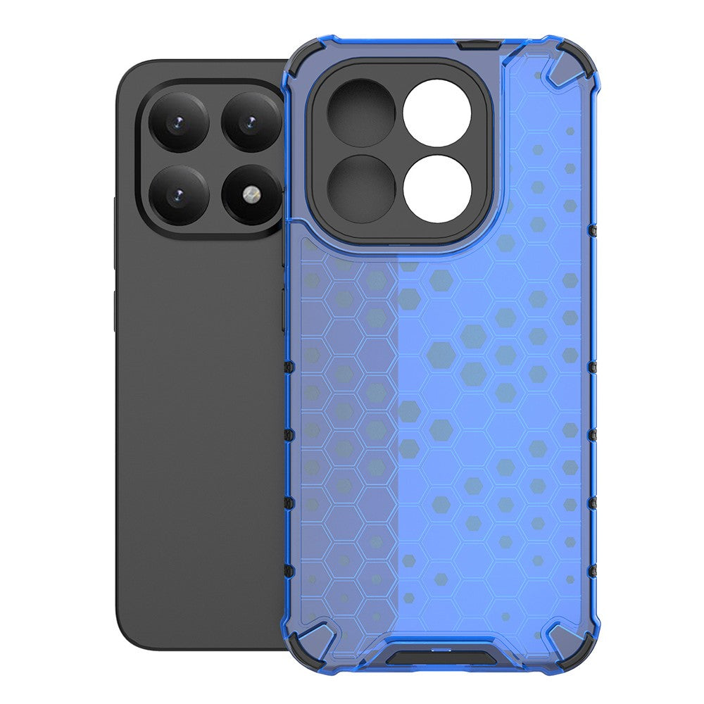 For Xiaomi 15T Case PC + TPU Phone Cover Honeycomb Shape