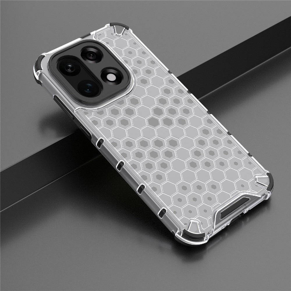 For OnePlus 15 5G Case PC + TPU Phone Cover Honeycomb Shape