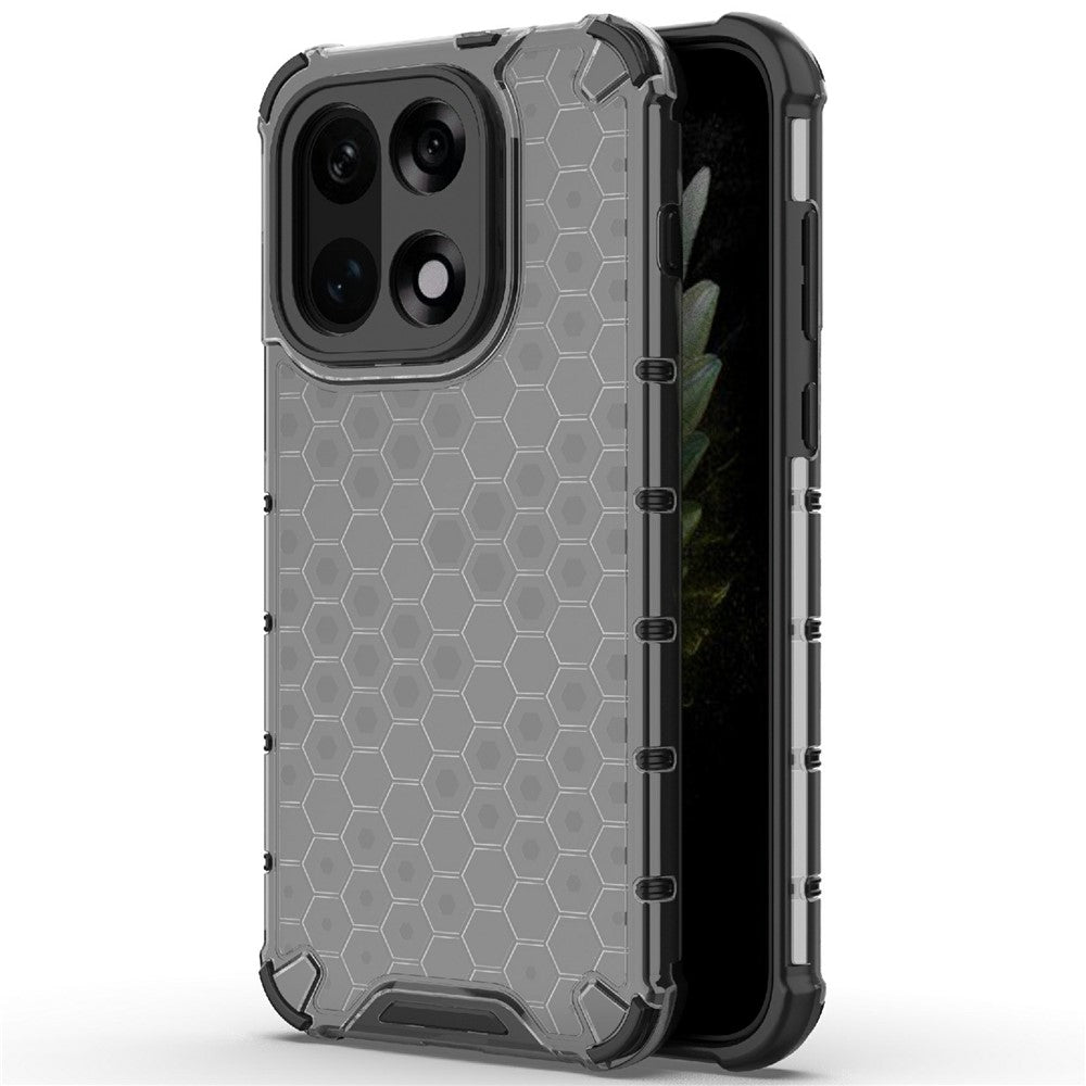 For OnePlus 15 5G Case PC + TPU Phone Cover Honeycomb Shape