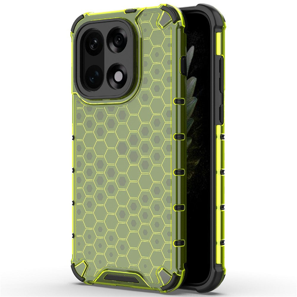 For OnePlus 15 5G Case PC + TPU Phone Cover Honeycomb Shape