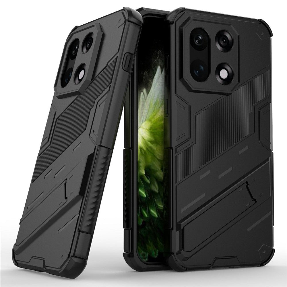 Til OnePlus 15 5G Cover PC + TPU Stødabsorberende Telefoncover med Støttefod