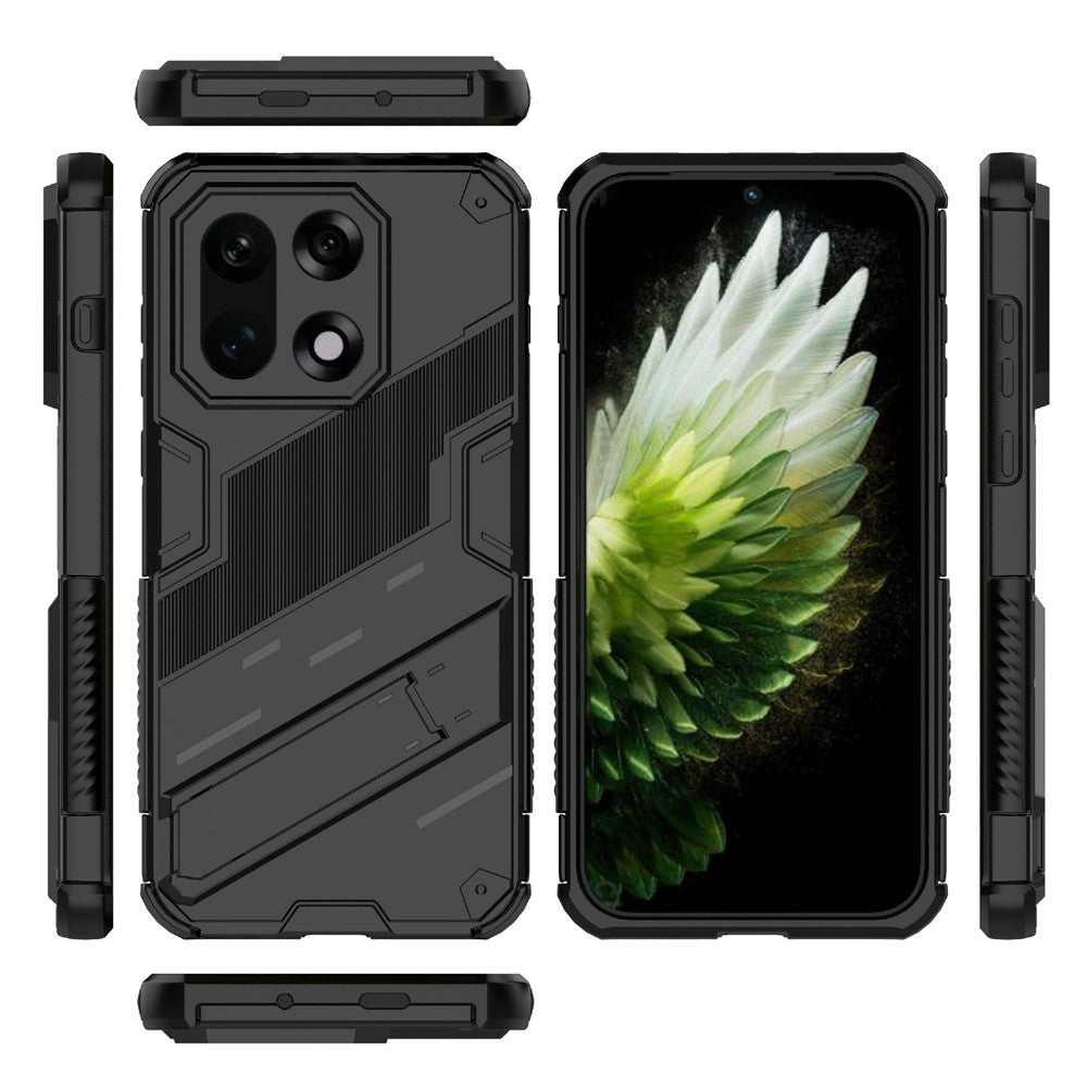 OnePlus 15 5G-skal PC + TPU stötsäkert mobilskal med stöd