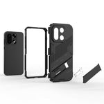 OnePlus 15 5G-skal PC + TPU stötsäkert mobilskal med stöd