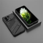 Til OnePlus 15 5G Cover PC + TPU Stødabsorberende Telefoncover med Støttefod