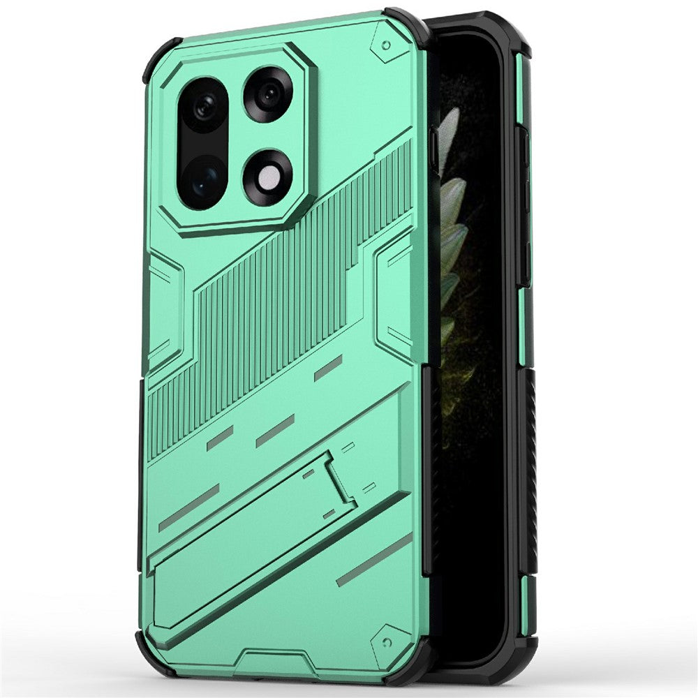 Til OnePlus 15 5G Cover PC + TPU Stødabsorberende Telefoncover med Støttefod
