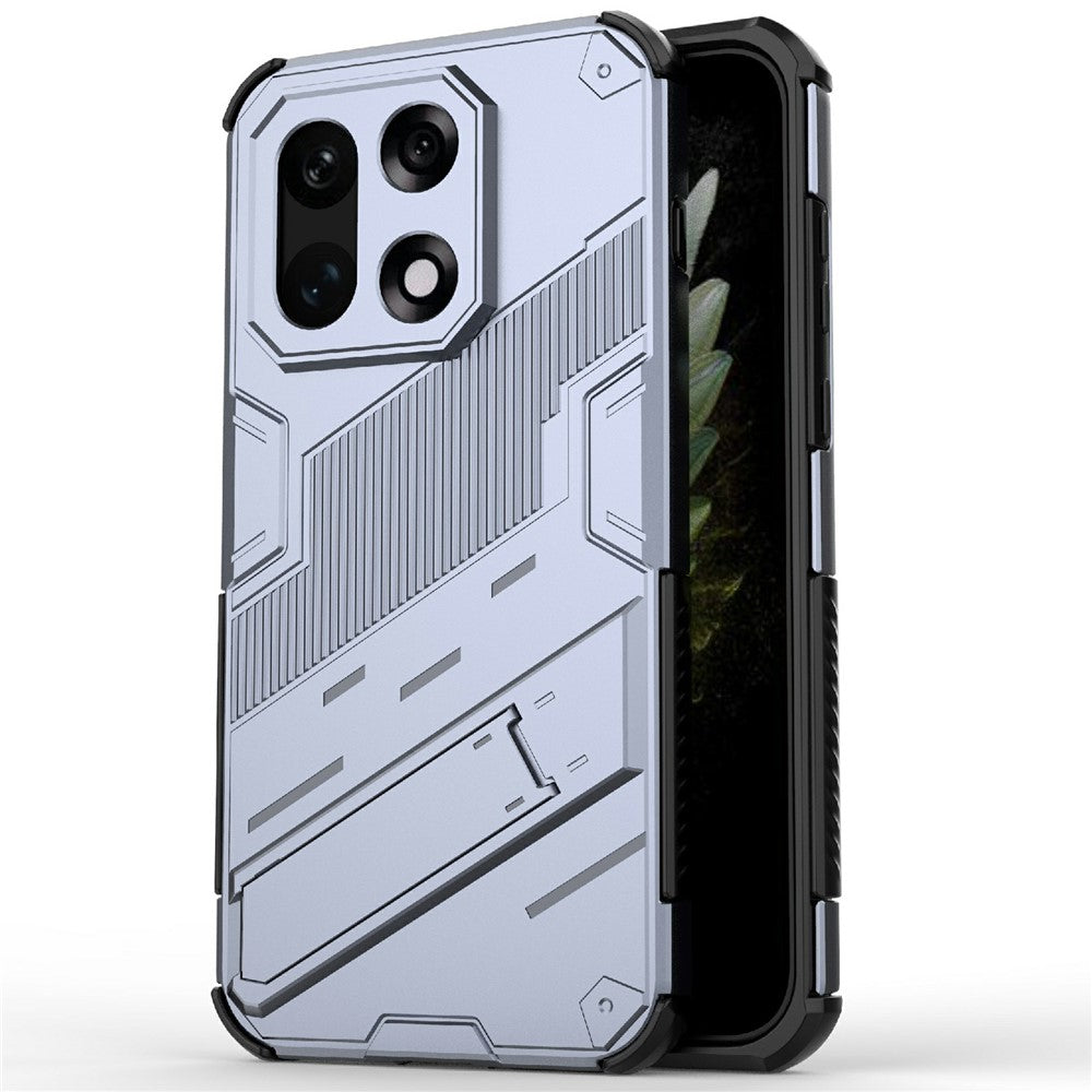 Til OnePlus 15 5G Cover PC + TPU Stødabsorberende Telefoncover med Støttefod