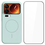 For Xiaomi 17 Pro Max Liquid Silicone Case Magnetic Case Shockproof Phone Cover with Screen Protector