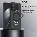 For Xiaomi 15T Pro Kickstand Magnetic Case TPU PC Phone Shell with Screen Film