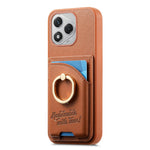 For Honor 400 Lite 5G Case Card Holder Rhinestone Ring Holder Kickstand Leather Back Phone Cover