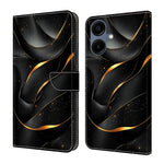 Til Samsung Galaxy A08 5G / A08 4G / A07 5G / A07 4G Cover, Foldbart Stativ, Tegnebog, Mønstertryk, PU Læder Flip Telefoncover