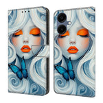 Til Samsung Galaxy A08 5G / A08 4G / A07 5G / A07 4G Cover, Foldbart Stativ, Tegnebog, Mønstertryk, PU Læder Flip Telefoncover