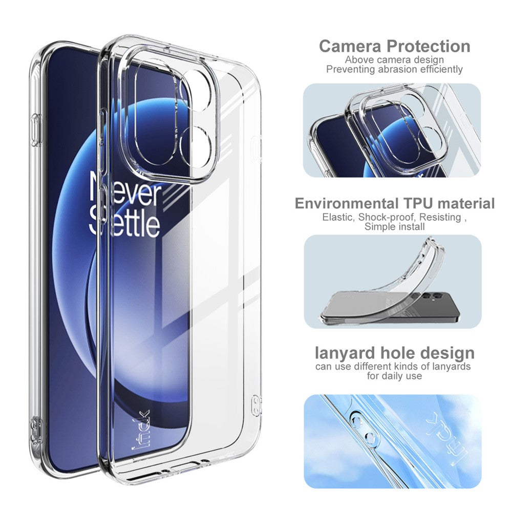 IMAK UX-5 Series For OnePlus 15 5G Transparent TPU Phone Case Protective Phone Cover