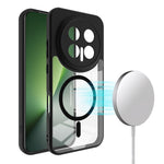IMAK UX-9A For Honor Magic8 Pro 5G Clear Case Magnetic Case Tiny Airbag PC + TPU Phone Cover