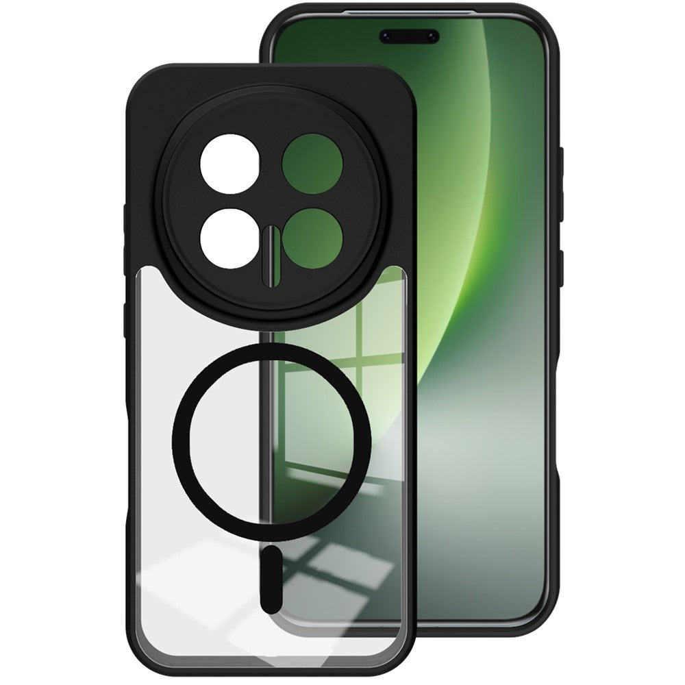 IMAK UX-9A For Honor Magic8 Pro 5G Clear Case Magnetic Case Tiny Airbag PC + TPU Phone Cover