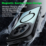 IMAK UX-9A For Honor Magic8 Pro 5G Clear Case Magnetic Case Tiny Airbag PC + TPU Phone Cover