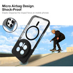 IMAK UX-9A For Honor Magic8 Pro 5G Clear Case Magnetic Case Tiny Airbag PC + TPU Phone Cover
