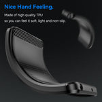 WANLONFENG For Xiaomi 17 Pro Max Case with Screen Film  LS Series Big Lens Hole Brushed Texture TPU Phone Cover