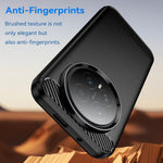 WANLONFENG For Honor Magic8 5G Case with Screen Film  LS Series Big Lens Hole Brushed Texture TPU Phone Cover