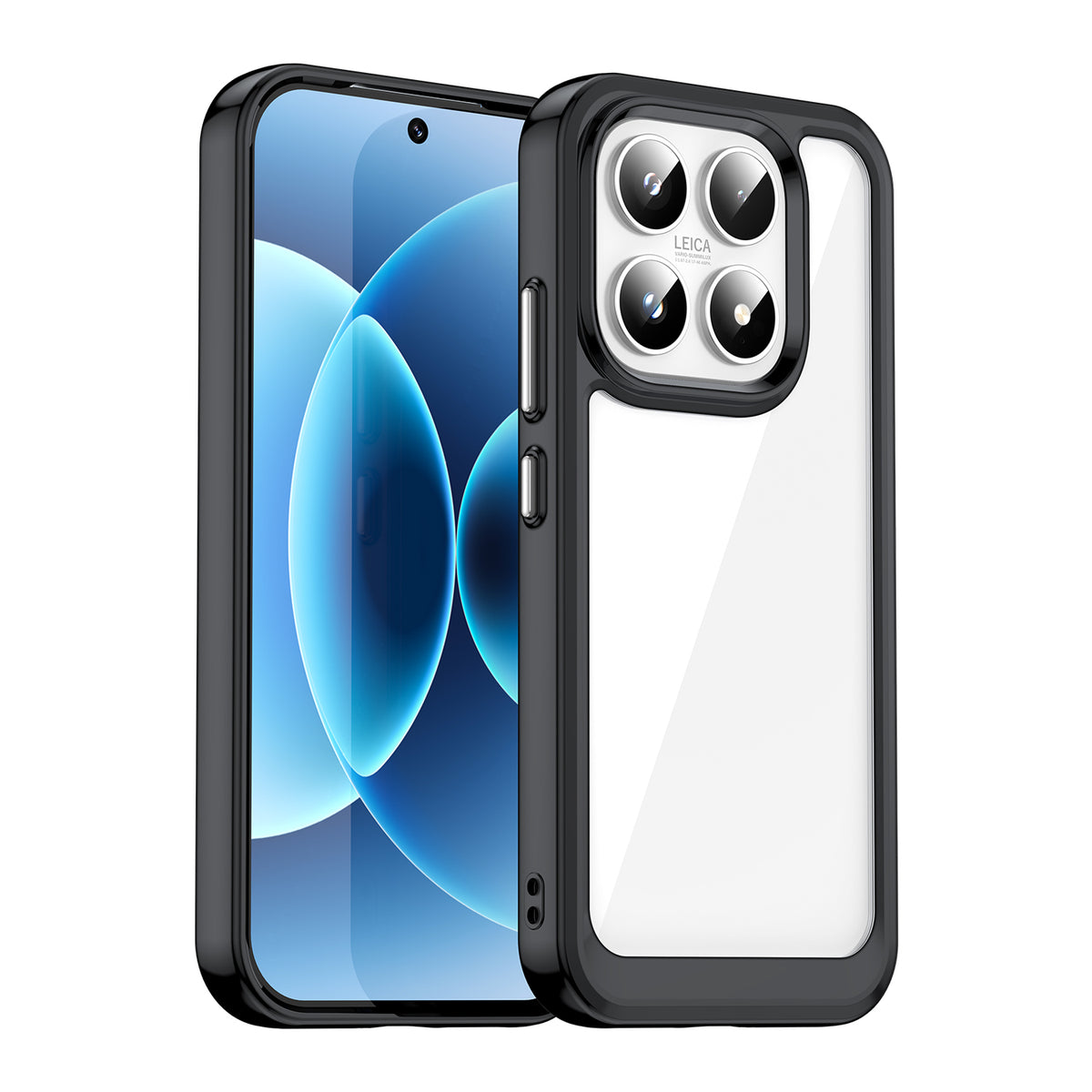 WANLONFENG For Xiaomi 17 Phone Case  XC Series TPU Acrylic Cover with Tempered Glass (Big Lens Hole)