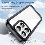 WANLONFENG For Xiaomi 17 Phone Case  XC Series TPU Acrylic Cover with Tempered Glass (Big Lens Hole)
