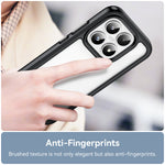 WANLONFENG For Xiaomi 17 Phone Case  XC Series TPU Acrylic Cover with Tempered Glass (Big Lens Hole)