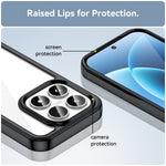 WANLONFENG For Xiaomi 17 Phone Case  XC Series TPU Acrylic Cover with Tempered Glass (Big Lens Hole)