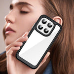 WANLONFENG For Xiaomi 17 Phone Case  XC Series TPU Acrylic Cover with Tempered Glass (Big Lens Hole)