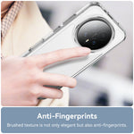 WANLONFENG For Honor Magic8 5G Case  MF Series TPU Acrylic Clear Phone Cover with Tempered Glass Film