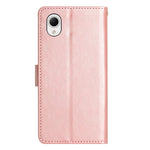 Til Samsung Galaxy A23e Præget Blomster Sommerfugl Telefoncover PU Læder Stødsikkert Pung Stander Etui