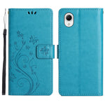 Til Samsung Galaxy A23e Præget Blomster Sommerfugl Telefoncover PU Læder Stødsikkert Pung Stander Etui