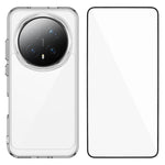 WANLONFENG For Honor Magic8 Pro 5G Case  MF Series TPU Acrylic Clear Phone Cover with Tempered Glass Film