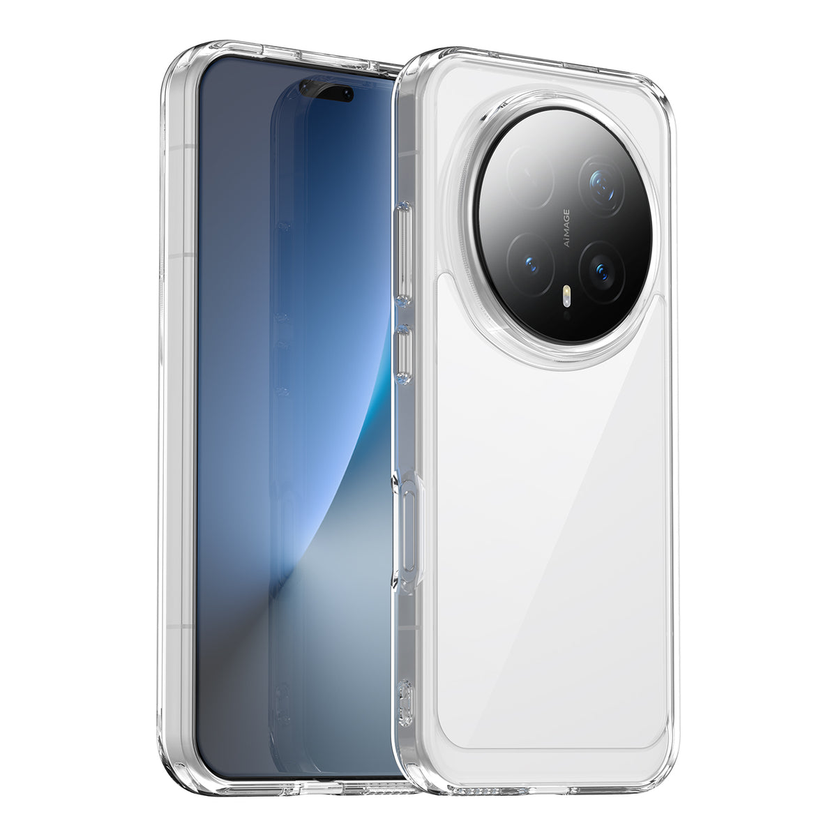 WANLONFENG For Honor Magic8 Pro 5G Case  MF Series TPU Acrylic Clear Phone Cover with Tempered Glass Film