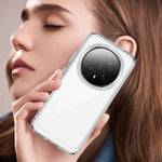 WANLONFENG For Honor Magic8 Pro 5G Case  MF Series TPU Acrylic Clear Phone Cover with Tempered Glass Film