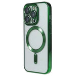 For iPhone 13 Pro Max Magnetic Case CD Veins Glass Lens Guard TPU Phone Back Cover
