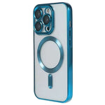 For iPhone 13 Pro Max Magnetic Case CD Veins Glass Lens Guard TPU Phone Back Cover