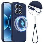 For Xiaomi 17 Case Magnetic Case Anti-Drop Liquid Silicone Phone Cover