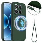 For Xiaomi 17 Case Magnetic Case Anti-Drop Liquid Silicone Phone Cover