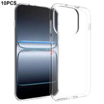 10 st/förpackning för OnePlus 15 5G-skal vattenstämpelfritt TPU-skyddande genomskinligt mobilskal