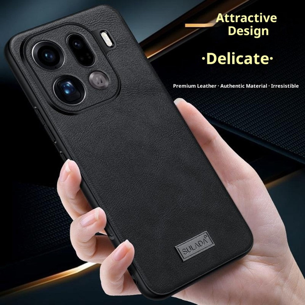 SULADA For Oppo Find X9 Pro 5G Case PU Leather + TPU + PC Back Phone Cover