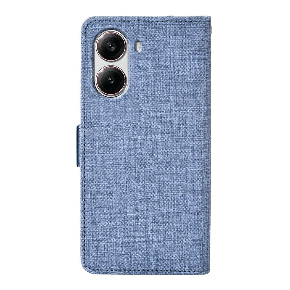 Xiaomi Redmi Turbo 4 5G / Poco X7 Pro 5G-skal i PU-läder med plånbok och roterande kortfack.