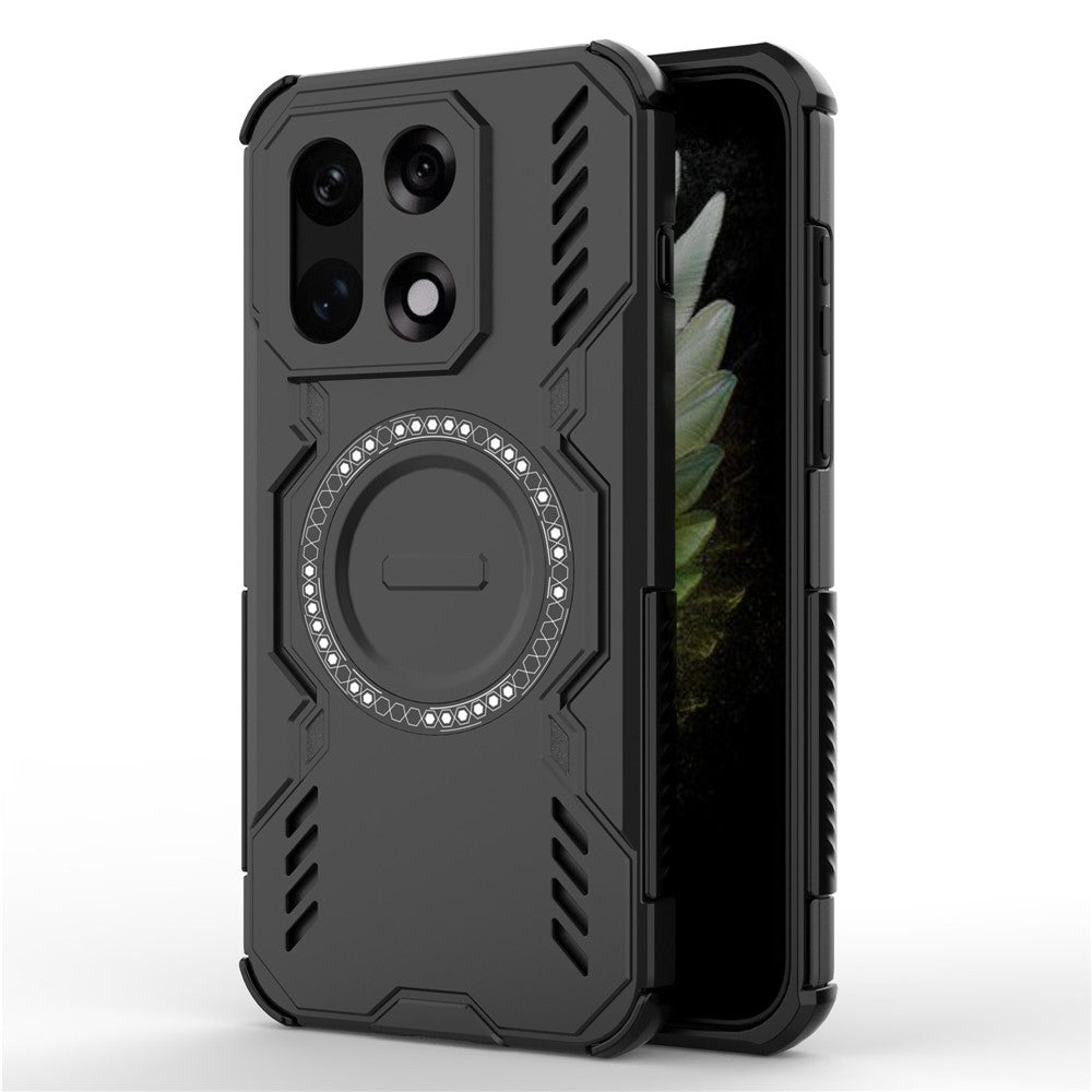 OnePlus 15 5G magnetisk etui med Butterfly Armor-design, hult varmeafledende PC- og TPU-mobilcover