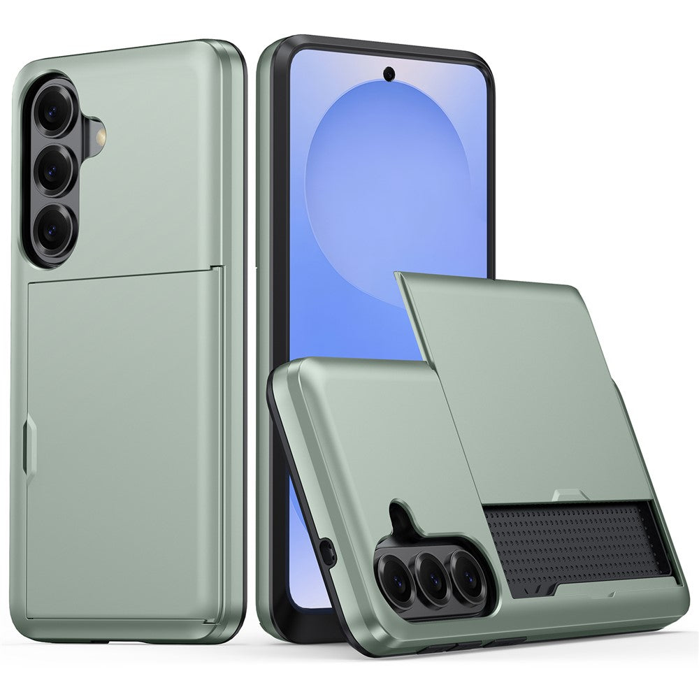Samsung Galaxy S26+ Skal med Korthållare TPU + PC mobil Baksida