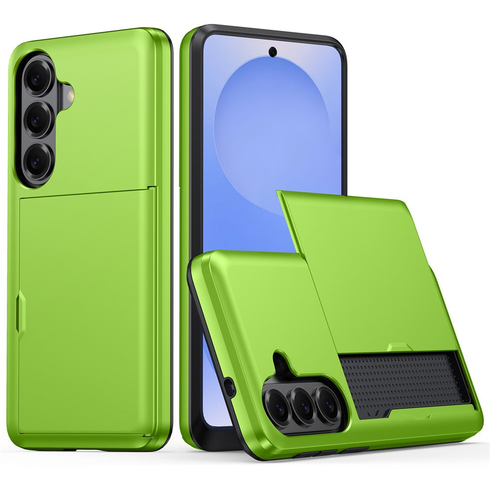 Samsung Galaxy S26+ Skal med Korthållare TPU + PC mobil Baksida